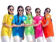 Mẫu Áo Đồng Phục Lớp 7 Sắc Cầu Vồng