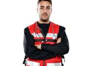 Áo Gile Bảo Hộ Màu Đỏ Lưới