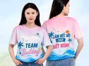 Mẫu Áo Teambuilding Họa Tiết Mùa Hè Năng Động