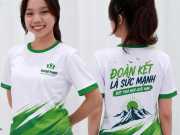 Mẫu Áo Teambuilding Trắng Phối Xanh Lá