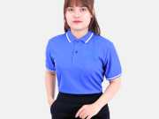 Mẫu Áo Polo Đồng Phục Công Sở Xanh Dương - M04