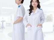 Mẫu Áo Blouse Dược Sĩ Màu Trắng