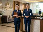 Mẫu Đồng Phục Spa Thẩm Mỹ Viện Màu Xanh