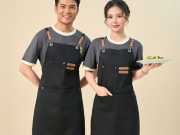 Tạp dề bếp màu đen