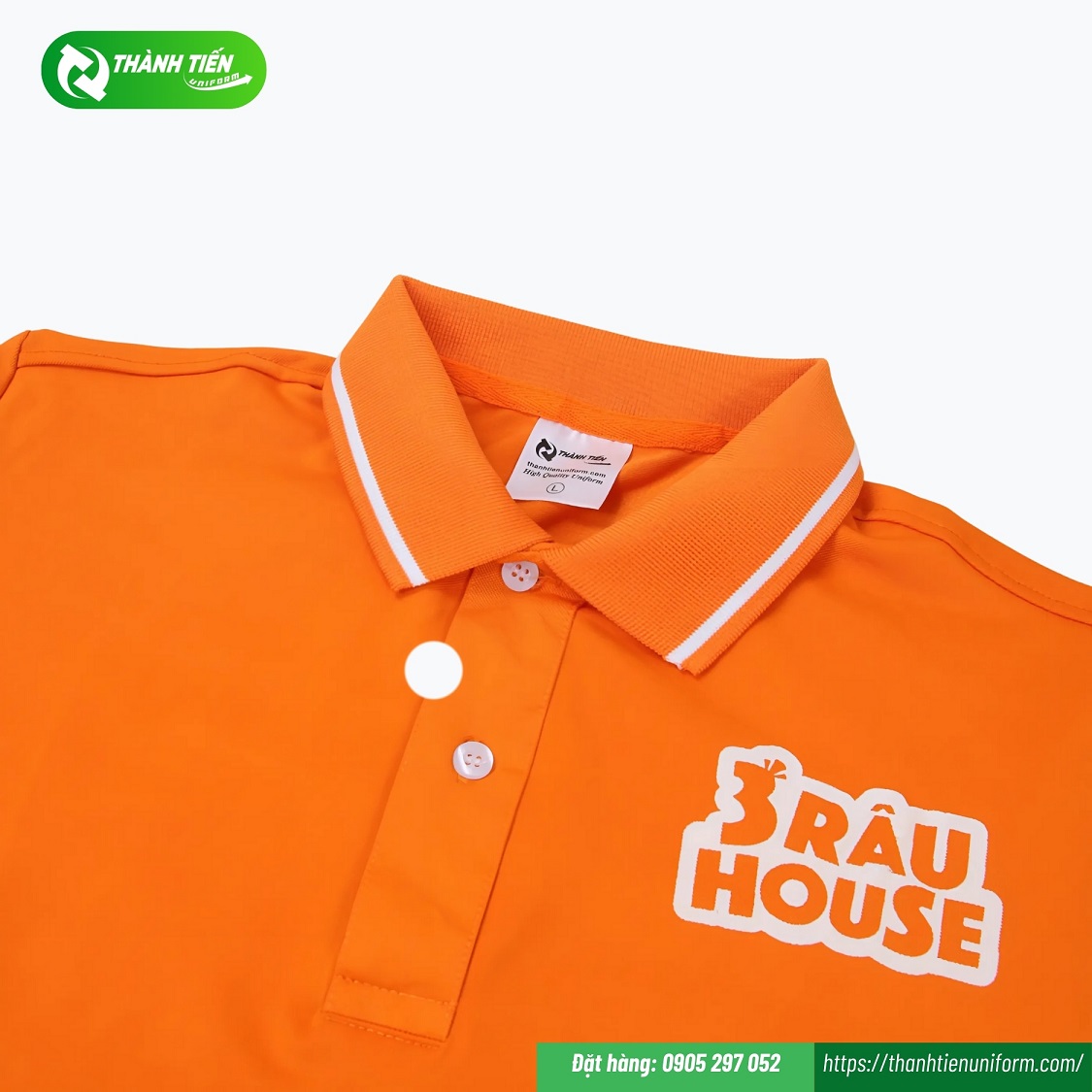 Chi tiết thiết kế mẫu &aacute;o ph&ocirc;ng đồng phục 3 r&acirc;u