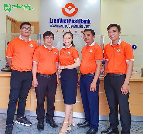 Áo thun ngân hàng liên việt post bank