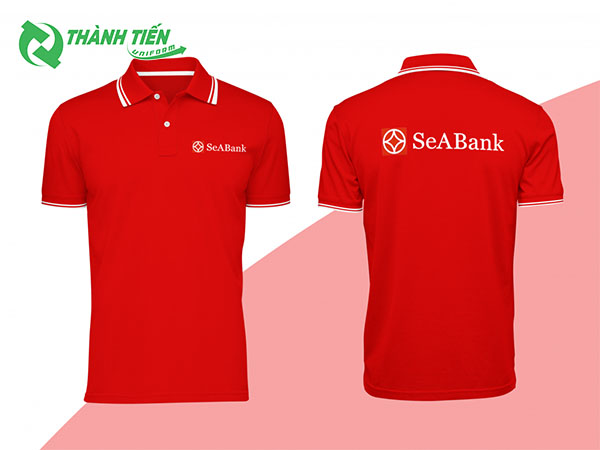 Áo thun đồng phục ngân hàng seabank