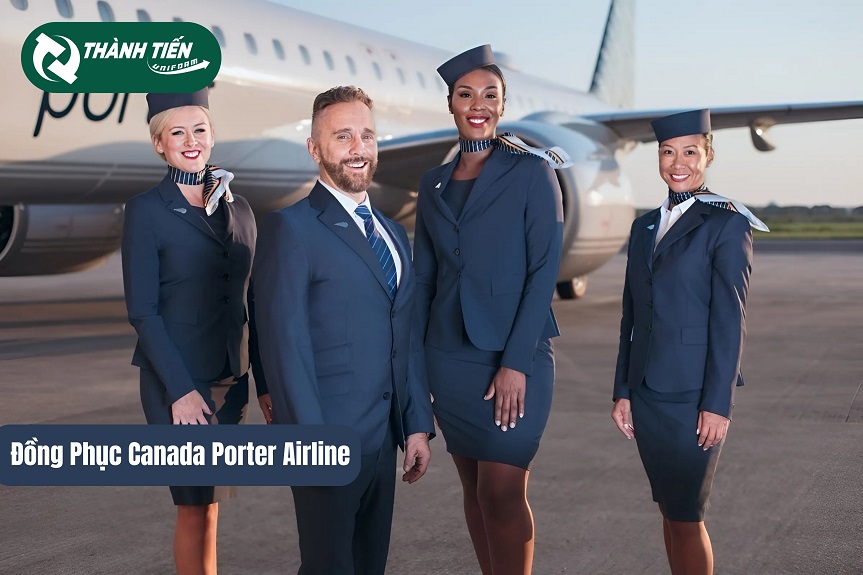 dong-phuc-tiep-vien-hang-khong-canada-porter-airline Đồng phục tiếp viên hàng không Canada Porter Airlines