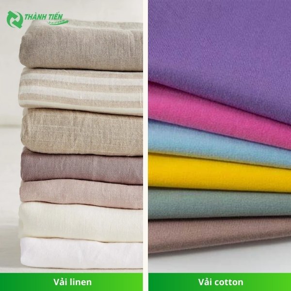 So sánh vải linen & vải cotton