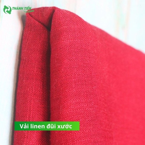 Vải linen đủi xước