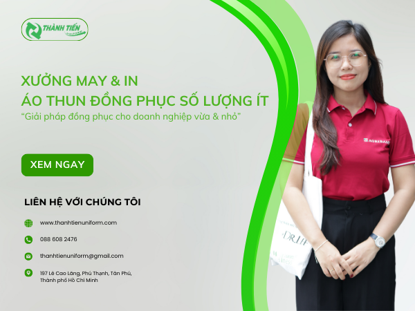 Xưởng May, In Áo Thun Đồng Phục Số Lượng Ít Tại TPHCM