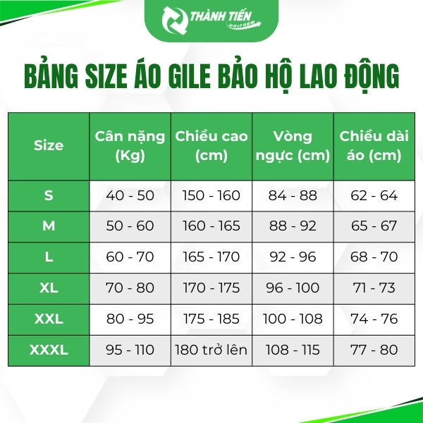 bang-size-ao-gile-bao-ho-lao-dong