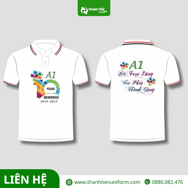  Áo đồng phục kỷ niệm 10 năm ra trường​