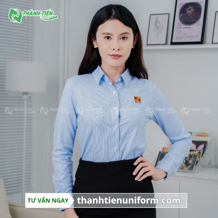 Mẫu Đồng Phục Áo Sơ Mi Công Sở Nữ 