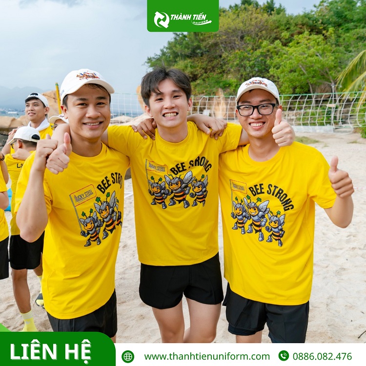 Áo thun đi du lịch nhóm bạn 