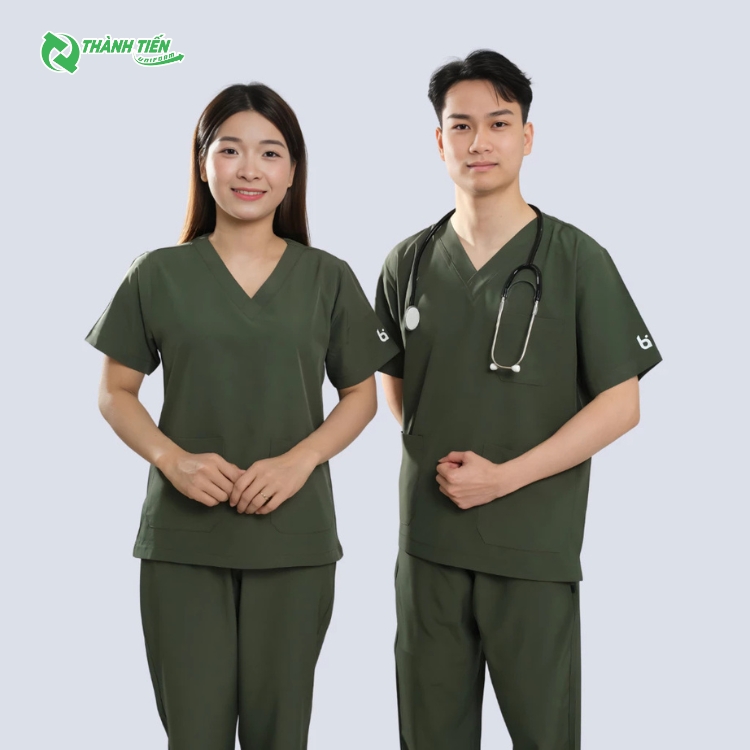 Mẫu đồng phục scrubs may sẵn