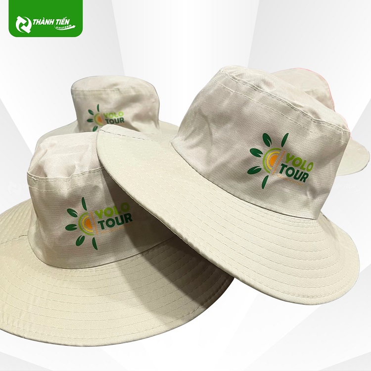 Mẫu Nón Tai Bèo Đồng Phục Công Ty Yolo Tour 