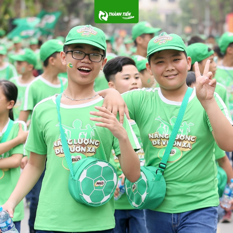 Mẫu Áo Thun Sự Kiện Sữa Milo