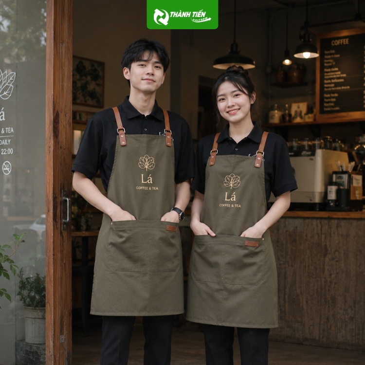 Tạp Dề Quán Cafe Trà Sữa