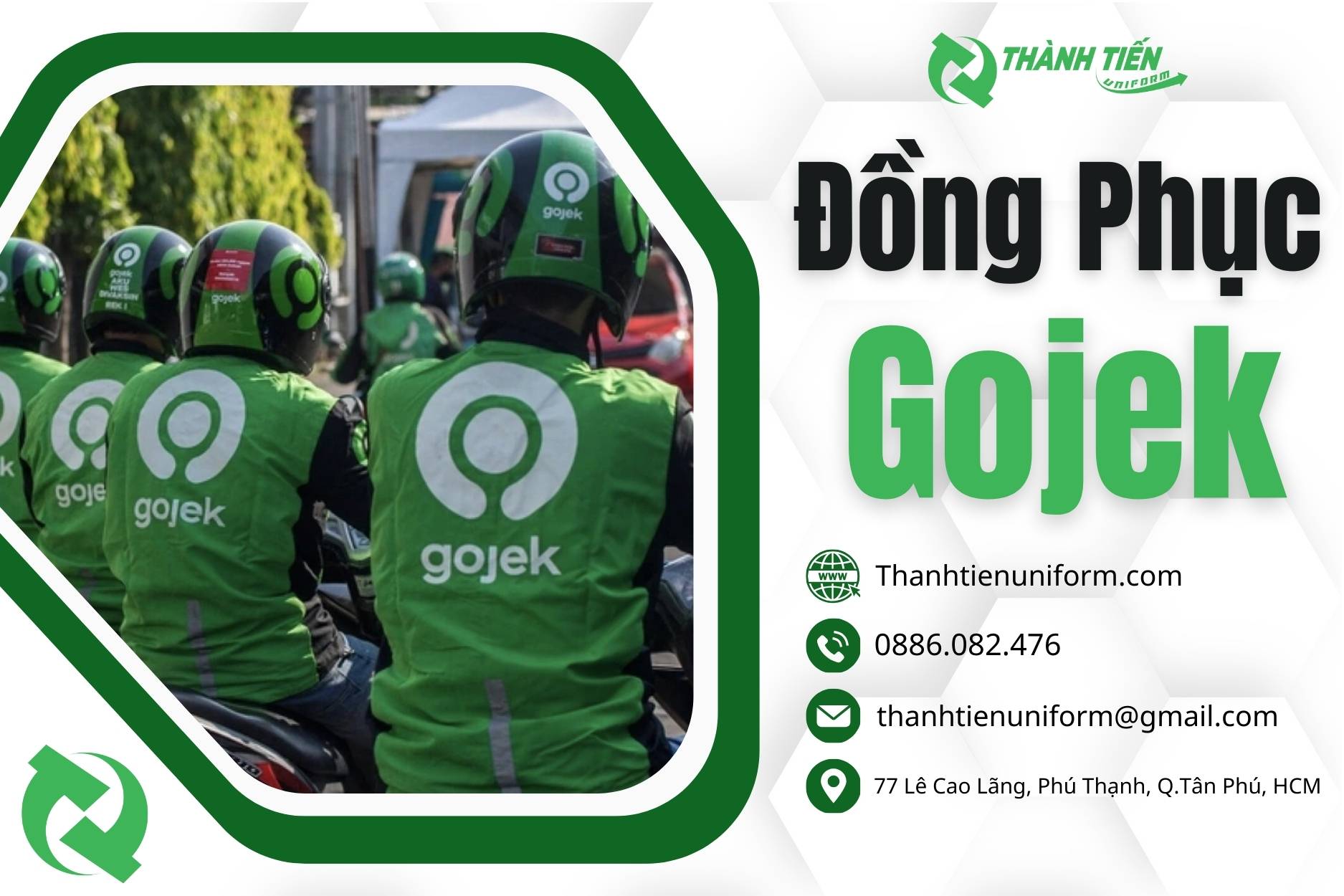 Đồng Phục Gojek: Chất Lượng, Thoải Mái, Tăng Nhận Diện Thương Hiệu